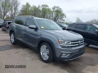 2018 Volkswagen Atlas SEL Premium with VIN 1V2NR2CA2JC592186, listed as a IAAI auction lot 41923620 with 108,162 mi miles and . Bid and sale history available at DreamBid. Image 1.