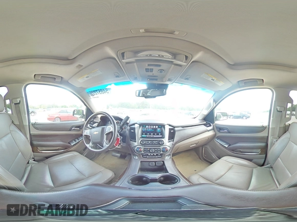 2015 Chevrolet Tahoe LT z VIN 1GNSCBKC5FR638002, wystawiony jako Copart lot #54857225 z przebiegiem 142 165 mil mil oraz Szkoda całkowita • Salvage title. Historia ofert i sprzedaży dostępna na DreamBid. Obrazek 16.
