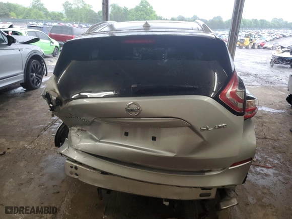 2016 Nissan Murano S with VIN 5N1AZ2MH6GN112560, listed as a Copart auction lot 72698994 with 81,950 mi miles and Salvage Title. Bid and sale history available at carsss.com. Image 6.