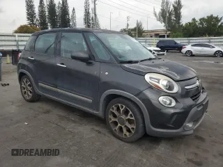 2014 FIAT 500L Trekking with VIN ZFBCFADH1EZ017705, listed as a Copart auction lot 50577525 with 131,753 mi miles and Clean Title. Bid and sale history available at DreamBid. Image 4.