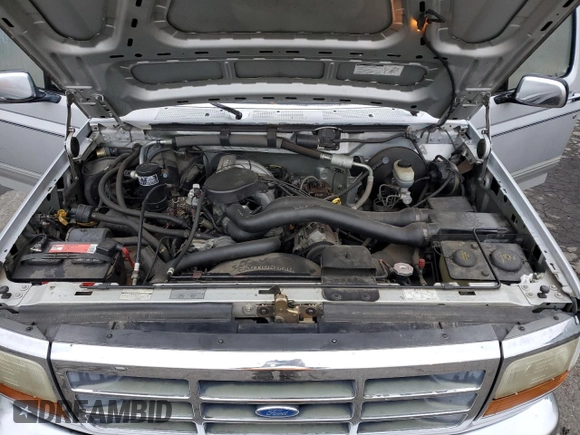 1992 Ford F-150 with VIN 1FTEX14H2NKB15766, listed as a Copart auction lot 77137644 with Not Provided miles and Salvage Title. Bid and sale history available at DreamBid. Image 12.