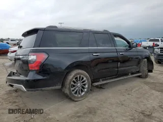 2020 Ford Expedition Max Limited z VIN 1FMJK1KT5LEA19352, wystawiony jako Copart lot #54981995 z przebiegiem 124 453 mil mil oraz Szkoda całkowita • Salvage title. Historia ofert i sprzedaży dostępna na DreamBid. Obrazek 3.