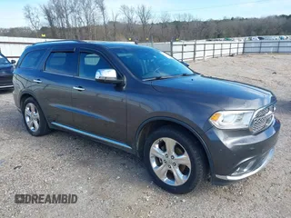 2015 Dodge Durango SXT with VIN 1C4RDHAG0FC771247, listed as a IAAI auction lot 41255016 with 171,668 mi miles and . Bid and sale history available at DreamBid. Image 1.