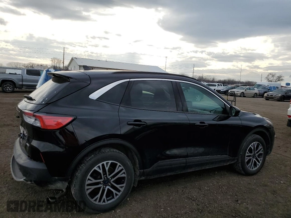 2020 Ford Escape SEL with VIN 1FMCU9H64LUB64214, listed as a Copart auction lot 50365935 with 43,100 mi miles and Salvage title. Bid and sale history available at DreamBid. Image 3.