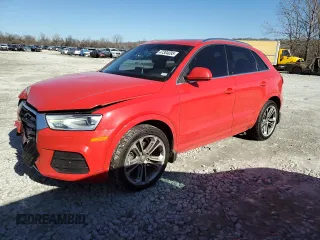 2016 Audi Q3 Premium Plus with VIN WA1EFCFS0GR013605, listed as a Copart auction lot 47304095 with 107,176 mi miles and Salvage title. Bid and sale history available at DreamBid. Image 1.