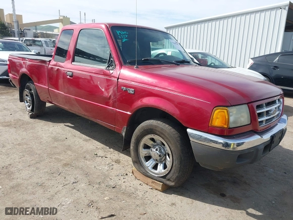 2002 Ford Ranger XL Fleet with VIN 1FTYR44U12PA30681, listed as a IAAI auction lot 41687461 with 93,404 mi miles. Bid and sale history available at carsss.com. Image 1.