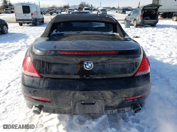 2008 BMW 6 Series 650i with VIN WBAEB53558CX62591, listed as a Copart auction lot 89364965 with 102,347 mi miles and Salvage Title. Bid and sale history available at carsss.com. Image 6.