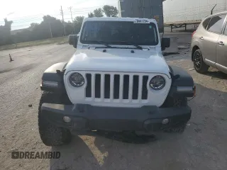 2022 Jeep Wrangler Unlimited Sport with VIN 1C4HJXDG1NW247614, listed as a Copart auction lot 70441794 with 35,854 mi miles and Salvage Title. Bid and sale history available at DreamBid. Image 5.
