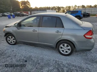 2007 Nissan Versa 1.8 SL with VIN 3N1BC11E67L420328, listed as a Copart auction lot 75806654 with 0 mi miles and Salvage Title. Bid and sale history available at carsss.com. Image 2.