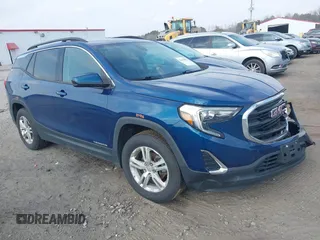 2020 GMC Terrain SLE with VIN 3GKALTEV8LL308773, listed as a IAAI auction lot 41442863 with 71,911 mi miles. Bid and sale history available at carsss.com. Image 1.