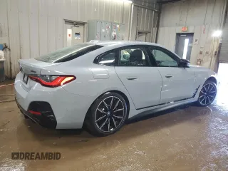 2023 BMW i4 M50 z VIN WBY33AW00PFP81013, wystawiony jako Copart lot #50048355 z przebiegiem 24 076 mil mil oraz Szkoda całkowita • Salvage title. Historia ofert i sprzedaży dostępna na DreamBid. Obrazek 3.
