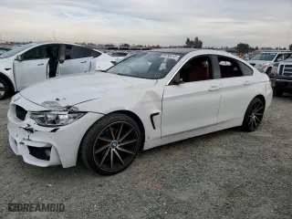 2016 BMW 4 Series 428i with VIN WBA4A9C52GG695624, listed as a Copart auction lot 39758413 with 76,643 mi miles. Bid and sale history available at carsss.com. Image 1.