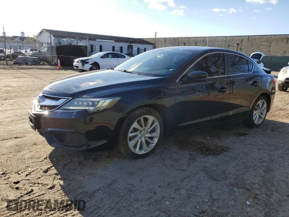 2017 Acura ILX with VIN 19UDE2F3XHA010221, listed as a Copart auction lot 45383025 with 100,962 mi miles and Salvage Title. Bid and sale history available at carsss.com. Image 1.
