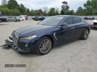 2020 Genesis G70 2.0T z VIN KMTG34LA0LU046749, wystawiony jako Copart lot #53968915 z przebiegiem 81 438 mil mil oraz Szkoda całkowita • Salvage title. Historia ofert i sprzedaży dostępna na DreamBid. Obrazek 1.