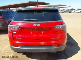 2018 Jeep Compass Limited with VIN 3C4NJDCB1JT399478, listed as a IAAI auction lot 41623853 with 34,981 mi miles. Bid and sale history available at carsss.com. Image 16.