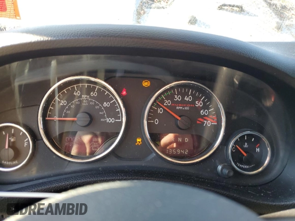 2013 Jeep Wrangler Unlimited Rubicon 10th Anniversary z VIN 1C4HJWFG3DL692993, wystawiony jako Copart lot #78599224 z przebiegiem 135 942 mil mil oraz Szkoda całkowita • Salvage title. Historia ofert i sprzedaży dostępna na DreamBid. Obrazek 9.