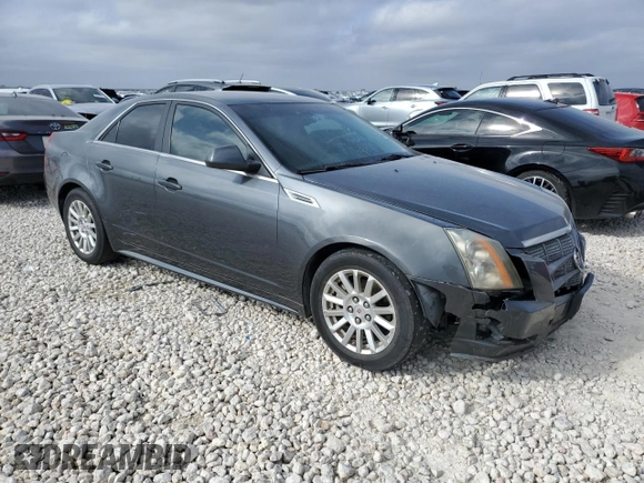2010 Cadillac CTS Luxury with VIN 1G6DE5EG7A0124096, listed as a Copart auction lot 43577815 with 112,056 mi miles and Salvage Title. Bid and sale history available at carsss.com. Image 4.