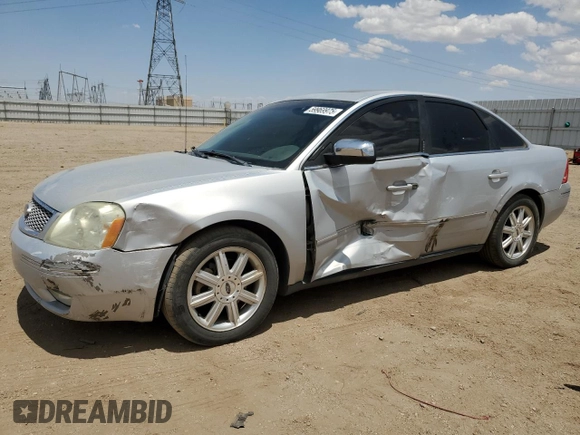 2005 Ford Five Hundred Limited with VIN 1FAHP25135G119502, listed as a Copart auction lot 59969975 with Not provided miles and Salvage title. Bid and sale history available at DreamBid. Image 1.