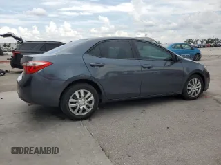 2016 Toyota Corolla L with VIN 2T1BURHE8GC654195, listed as a Copart auction lot 58314485 with 136,951 mi miles and Salvage title. Bid and sale history available at DreamBid. Image 3.