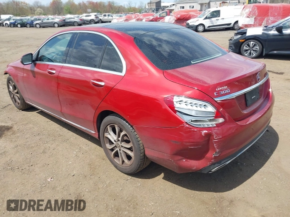 2017 Mercedes-Benz C 300 with VIN 55SWF4KB7HU231035, listed as a IAAI auction lot 42057097 with 58,123 mi miles and . Bid and sale history available at DreamBid. Image 3.