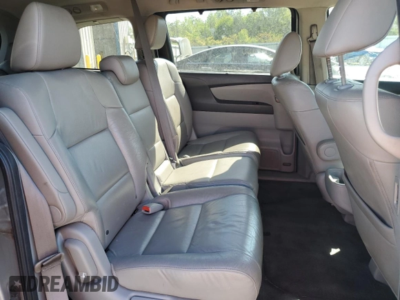 2013 Honda Odyssey EX-L with VIN 5FNRL5H69DB080586, listed as a Copart auction lot 52103685 with 166,643 mi miles and Salvage Title. Bid and sale history available at carsss.com. Image 11.