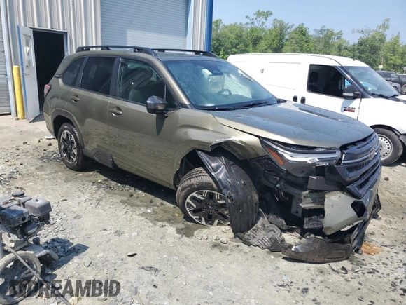 2025 Subaru Forester Premium z VIN JF2SLDDC9SH518559, wystawiony jako Copart lot #60173055 z przebiegiem 6 389 mil mil oraz Szkoda całkowita • Salvage title. Historia ofert i sprzedaży dostępna na DreamBid. Obrazek 4.