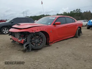 2022 Dodge Charger SRT Hellcat Redeye Widebody Jailbreak with VIN 2C3CDXL9XNH112140, listed as a Copart auction lot 44949835 with 19,495 mi miles and Salvage Title. Bid and sale history available at carsss.com. Image 1.