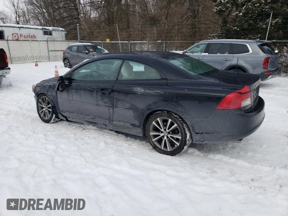 2012 Volvo C70 T5 with VIN YV1672MC6CJ126734, listed as a Copart auction lot 45859375 with 116,188 mi miles and Salvage Title. Bid and sale history available at carsss.com. Image 2.