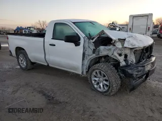 2020 Chevrolet Silverado 1500 Work Truck with VIN 3GCNWAEF2LG270855, listed as a Copart auction lot 83551204 with 98,922 mi miles and Salvage Title. Bid and sale history available at carsss.com. Image 4.