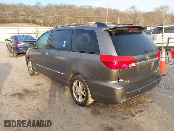 2005 Toyota Sienna XLE with VIN 5TDZA22C85S357440, listed as a IAAI auction lot 41227446 with 225,542 mi miles and . Bid and sale history available at DreamBid. Image 3.