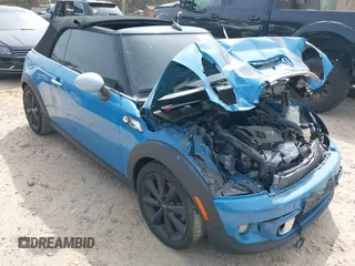 2013 MINI Convertible S with VIN WMWZP3C53DT705016, listed as a IAAI auction lot 42155802 with Not provided miles and . Bid and sale history available at DreamBid. Image 1.