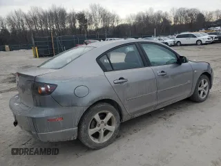 2004 Mazda 3 s with VIN JM1BK323X41163279, listed as a Copart auction lot 88756245 with 163,862 mi miles and Salvage Title. Bid and sale history available at DreamBid. Image 3.