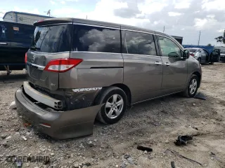 2015 Nissan Quest S with VIN JN8AE2KP3F9128253, listed as a Copart auction lot 63335574 with 81,780 mi miles and Salvage Title. Bid and sale history available at carsss.com. Image 3.