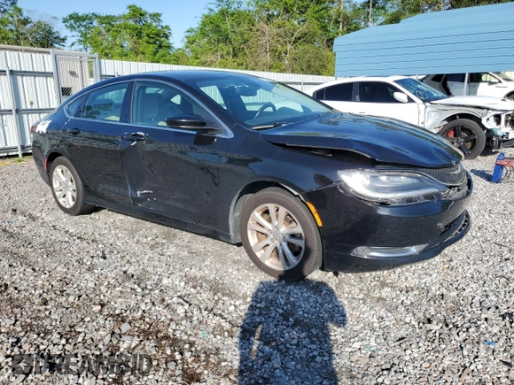 2015 Chrysler 200 Limited with VIN 1C3CCCAB2FN687889, listed as a Copart auction lot 52094895 with 166,336 mi miles and Salvage Title. Bid and sale history available at DreamBid. Image 4.