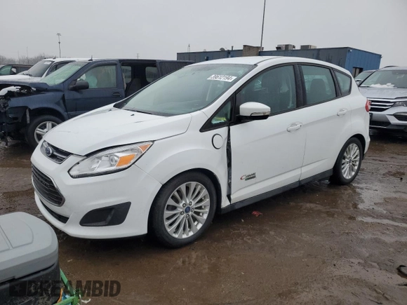 2017 Ford C-Max Energi SE with VIN 1FADP5EU3HL107792, listed as a Copart auction lot 39612194 with 80,891 mi miles. Bid and sale history available at carsss.com. Image 1.