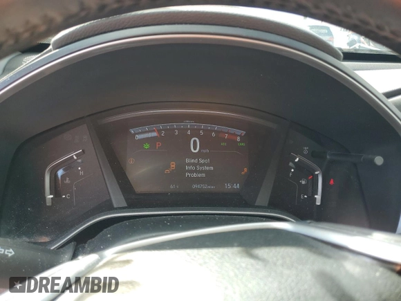 2018 Honda CR-V Touring with VIN 7FARW1H94JE045111, listed as a Copart auction lot 48748245 with 94,752 mi miles and Salvage Title. Bid and sale history available at DreamBid. Image 9.