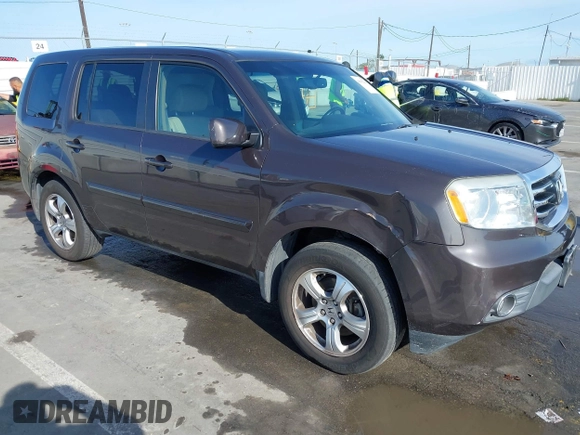 2013 Honda Pilot EX-L with VIN 5FNYF3H57DB031983, listed as a IAAI auction lot 41912221 with 148,908 mi miles. Bid and sale history available at carsss.com. Image 1.