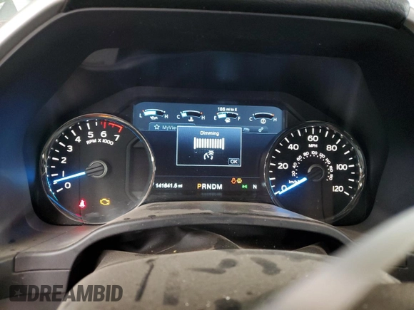 2018 Ford F-150 XL with VIN 1FTEW1EG0JKD86974, listed as a Copart auction lot 53945485 with 141,641 mi miles and Clean Title. Bid and sale history available at DreamBid. Image 9.