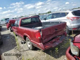 1997 Chevrolet S-10 LS with VIN 1GCCS19W6VK124077, listed as a Copart auction lot 61574074 with 201,171 mi miles and Salvage Title. Bid and sale history available at DreamBid. Image 2.