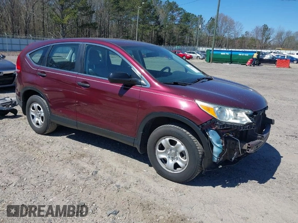 2014 Honda CR-V LX with VIN 5J6RM3H31EL034315, listed as a IAAI auction lot 41842767 with 150,000 mi miles. Bid and sale history available at carsss.com. Image 1.