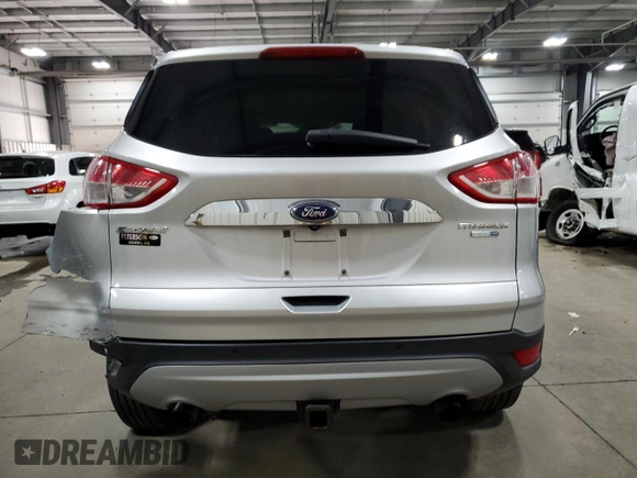 2016 Ford Escape Titanium with VIN 1FMCU9J95GUC27654, listed as a Copart auction lot 51950575 with 101,220 mi miles and Salvage Title. Bid and sale history available at carsss.com. Image 6.