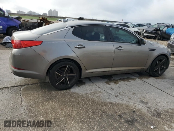 2013 Kia Optima LX with VIN 5XXGM4A75DG196348, listed as a Copart auction lot 53965975 with 156,781 mi miles and Salvage Title. Bid and sale history available at carsss.com. Image 3.
