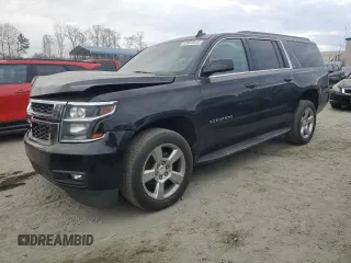 2019 Chevrolet Suburban LT with VIN 1GNSCHKC8KR127431, listed as a Copart auction lot 43931515 with 123,338 mi miles and Salvage Title. Bid and sale history available at DreamBid. Image 1.