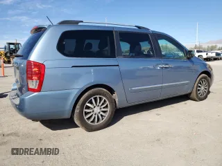 2011 Kia Sedona EX with VIN KNDMH4C79B6377419, listed as a Copart auction lot 46674335 with 159,436 mi miles and Salvage Title. Bid and sale history available at carsss.com. Image 3.
