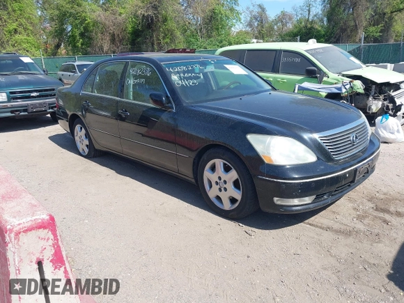 2004 Lexus LS 430 with VIN JTHBN36F640164848, listed as a IAAI auction lot 42082376 with 229,687 mi miles and . Bid and sale history available at DreamBid. Image 1.