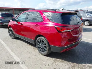 2022 Chevrolet Equinox RS with VIN 3GNAXMEV1NS159192, listed as a IAAI auction lot 41864811 with 30,364 mi miles and . Bid and sale history available at DreamBid. Image 3.