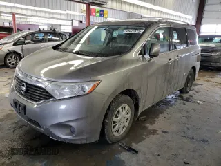 2012 Nissan Quest S with VIN JN8AE2KP5C9032314, listed as a Copart auction lot 46022315 with 147,669 mi miles and Salvage Title. Bid and sale history available at carsss.com. Image 1.