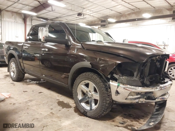 2010 Dodge Ram 1500 Sport with VIN 1D7RV1CT2AS262330, listed as a IAAI auction lot 41304955 with 170,791 mi miles. Bid and sale history available at carsss.com. Image 1.