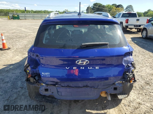 2023 Hyundai Venue Limited with VIN KMHRC8A30PU215947, listed as a Copart auction lot 53524615 with 52,681 mi miles and Salvage Title. Bid and sale history available at DreamBid. Image 6.