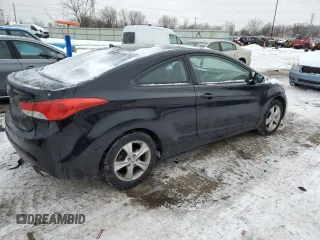 2013 Hyundai Elantra Coupe GS with VIN KMHDH6AE3DU012760, listed as a Copart auction lot 88409225 with 107,876 mi miles and Clean Title. Bid and sale history available at carsss.com. Image 3.